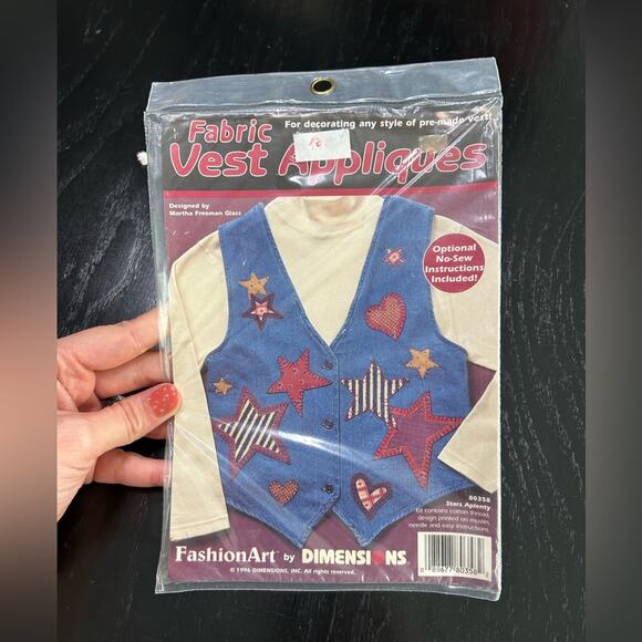 90s sewing pattern applique- cute unique craft vintage sewing instructions - Picture 1 of 7